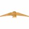 Ekena Millwork Bellingham Rough Sawn Timber Gable Bracket, Western Red Cedar, 48"W x 12"H x 2"D x 6"F, 6/12 Pitch GBW048X12X0206BEL00RWR - alternate 3